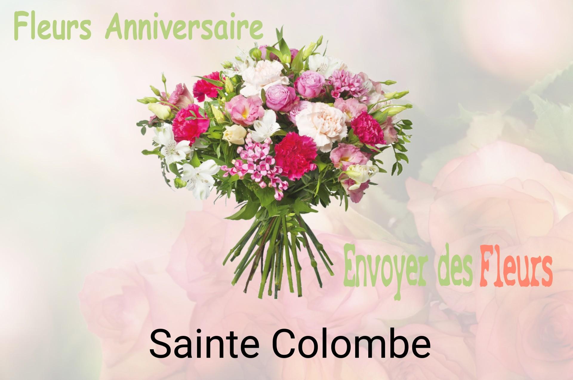 Bouquet de fleurs d’anniversaire livré à Sainte-Colombe