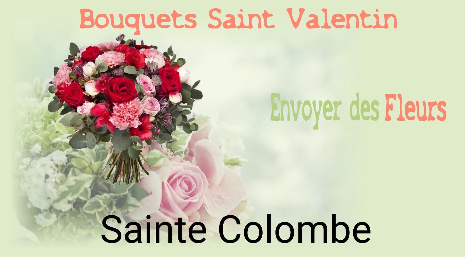 Roses de Saint-Valentin livrées à Sainte-Colombe